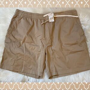 J. Crew Factory 6” Lightweight Stretch Dock Shorts - NWT - Size XL British Khaki
